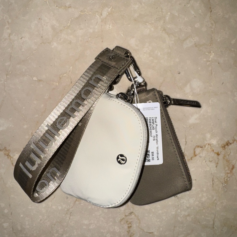 LULULEMON- Dual Pouch Wristlet *wordmark*